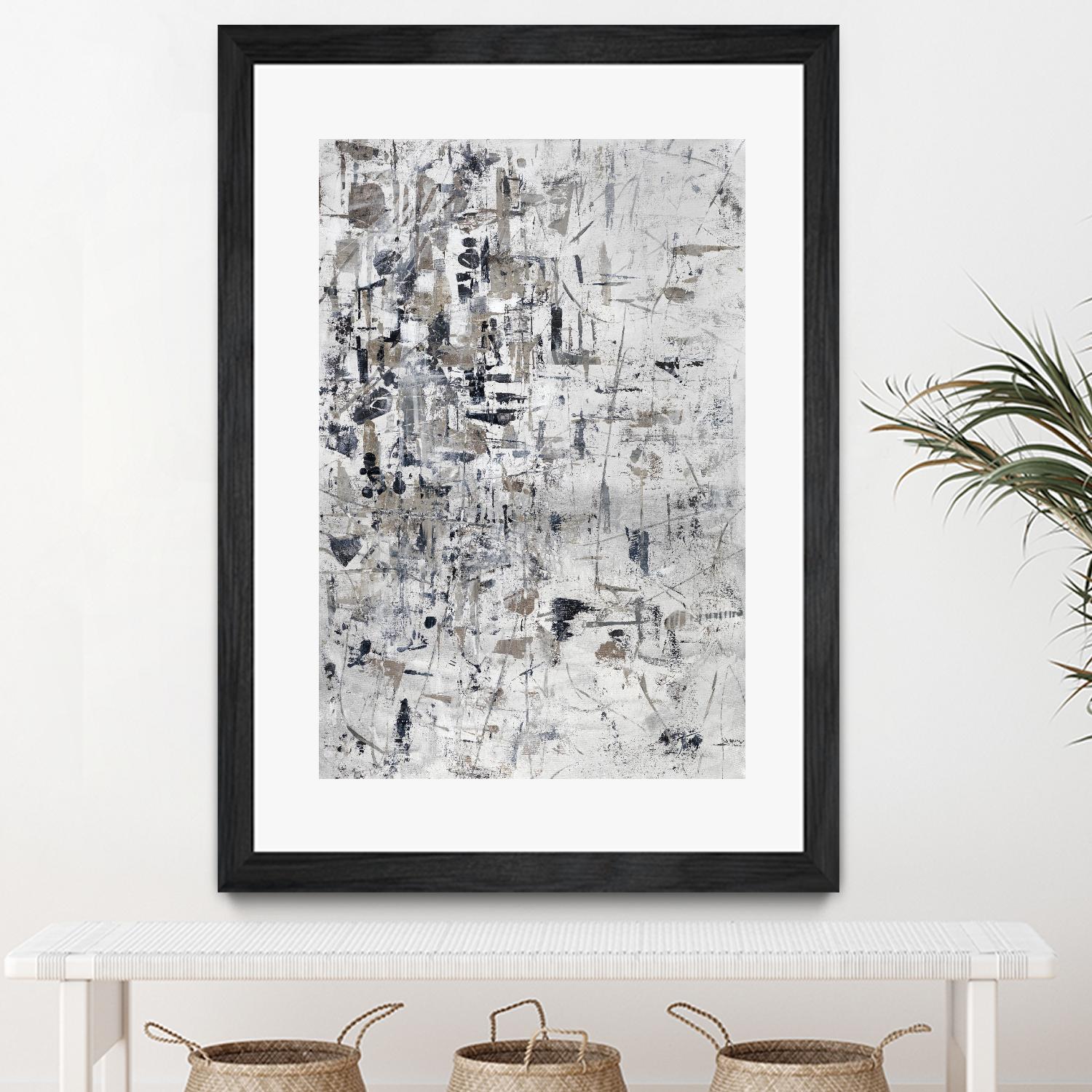 Scattered and Shattered.tif by Daleno Art on GIANT ART - black abstract abstrait