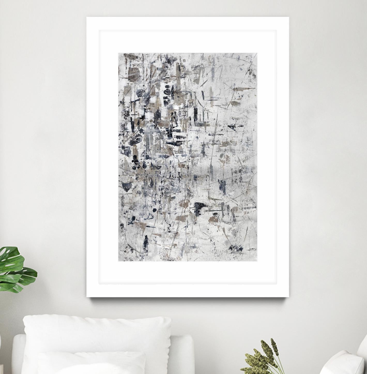 Scattered and Shattered.tif by Daleno Art on GIANT ART - black abstract abstrait