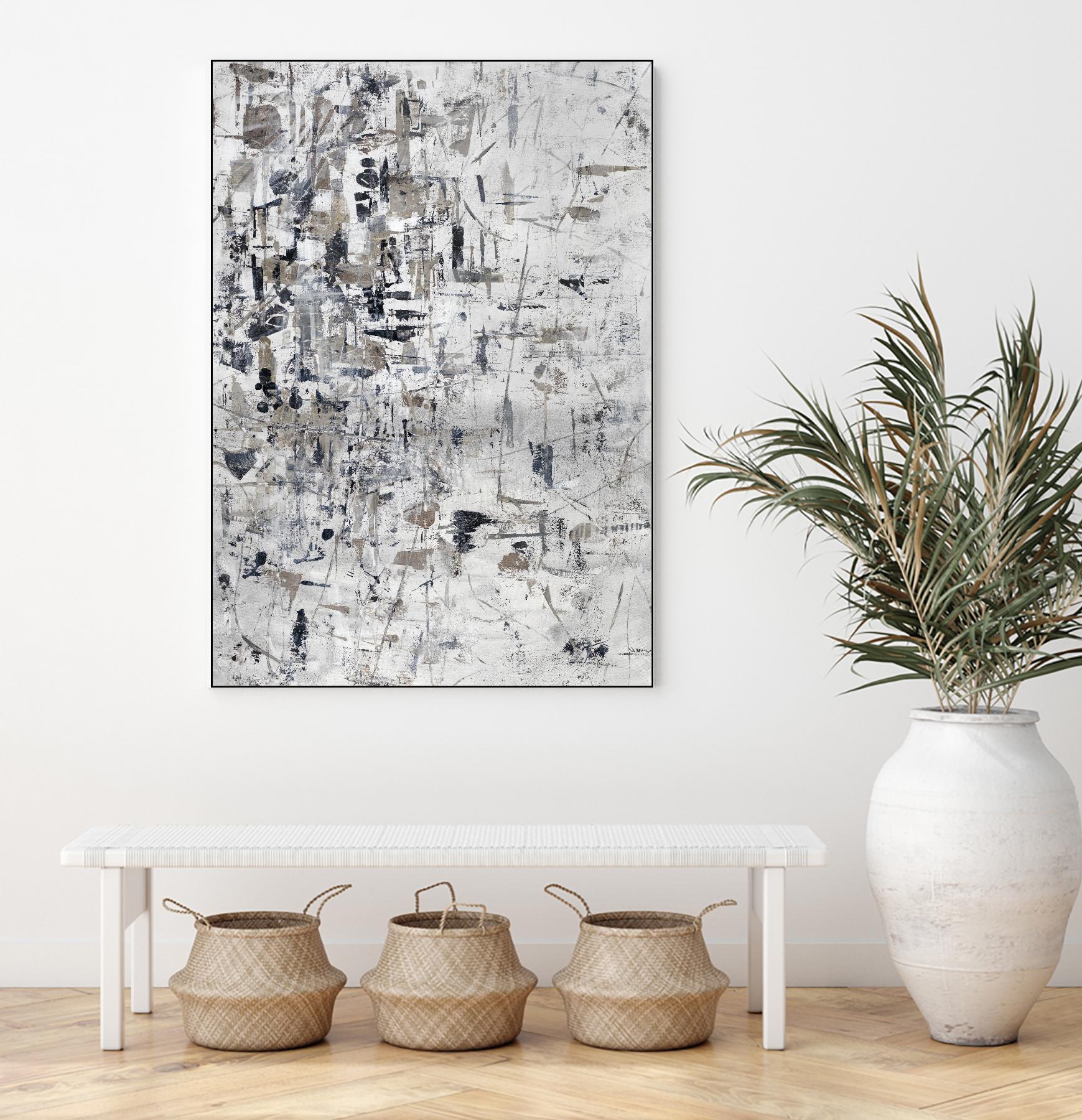 Scattered and Shattered.tif by Daleno Art on GIANT ART - black abstract abstrait