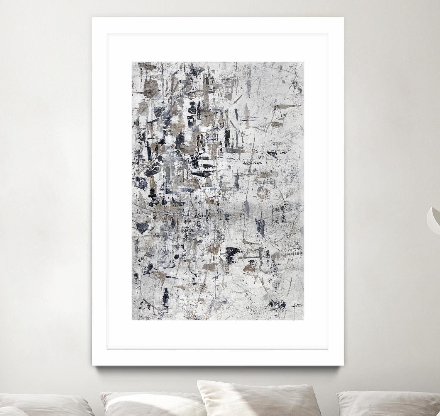 Scattered and Shattered.tif by Daleno Art on GIANT ART - black abstract abstrait