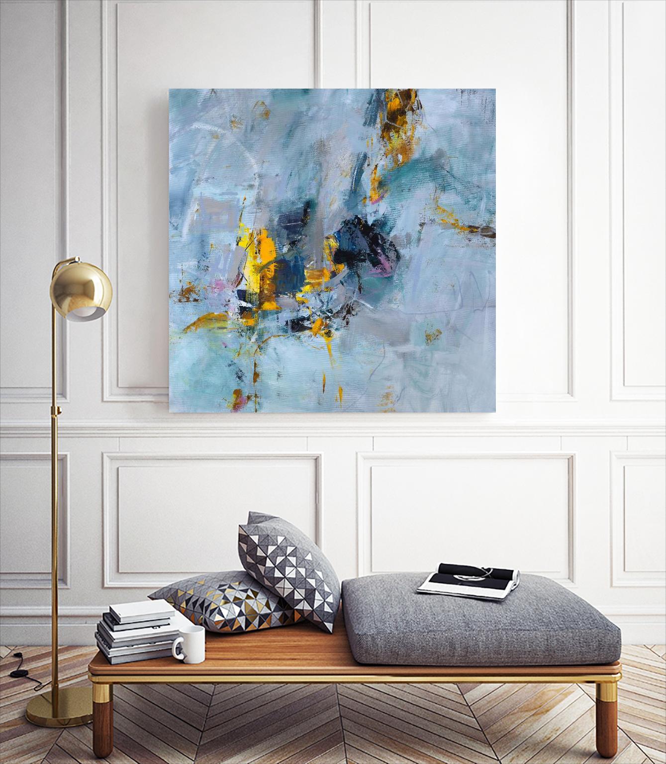 Prize of the Day by Daleno Art on GIANT ART - gold abstract abstract