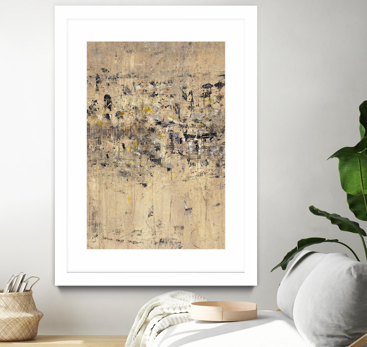 Visitors From Afar by Daleno Art on GIANT ART - gold abstract abstrait