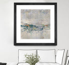 Broken Road III by Daleno Art on GIANT ART - green abstract