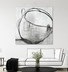 Lucent Sphere by Daleno Art on GIANT ART - black black & white circle