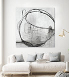 Lucent Sphere by Daleno Art on GIANT ART - black black & white circle