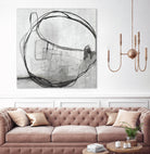 Lucent Sphere by Daleno Art on GIANT ART - black black & white circle