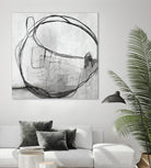 Lucent Sphere by Daleno Art on GIANT ART - black black & white circle