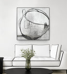 Lucent Sphere by Daleno Art on GIANT ART - black black & white circle