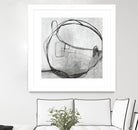 Lucent Sphere by Daleno Art on GIANT ART - black black & white circle