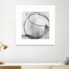 Lucent Sphere by Daleno Art on GIANT ART - black black & white circle