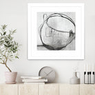 Lucent Sphere by Daleno Art on GIANT ART - black black & white circle