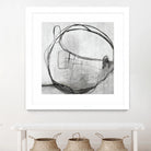 Lucent Sphere by Daleno Art on GIANT ART - black black & white circle