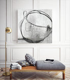 Lucent Sphere by Daleno Art on GIANT ART - black black & white circle