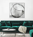 Lucent Sphere by Daleno Art on GIANT ART - black black & white circle