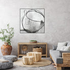Lucent Sphere by Daleno Art on GIANT ART - black black & white circle