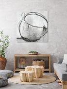 Lucent Sphere by Daleno Art on GIANT ART - black black & white circle