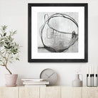 Lucent Sphere by Daleno Art on GIANT ART - black black & white circle
