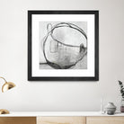 Lucent Sphere by Daleno Art on GIANT ART - black black & white circle