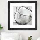 Lucent Sphere by Daleno Art on GIANT ART - black black & white circle