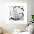 Lucent Sphere by Daleno Art on GIANT ART - black black & white circle