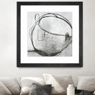 Lucent Sphere by Daleno Art on GIANT ART - black black & white circle