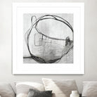 Lucent Sphere by Daleno Art on GIANT ART - black black & white circle
