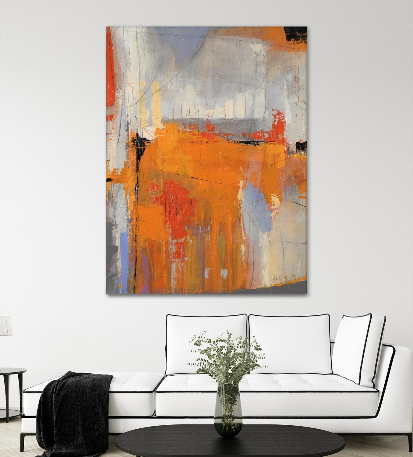 Beach Nut by Daleno Art on GIANT ART - orange abstract abstrait