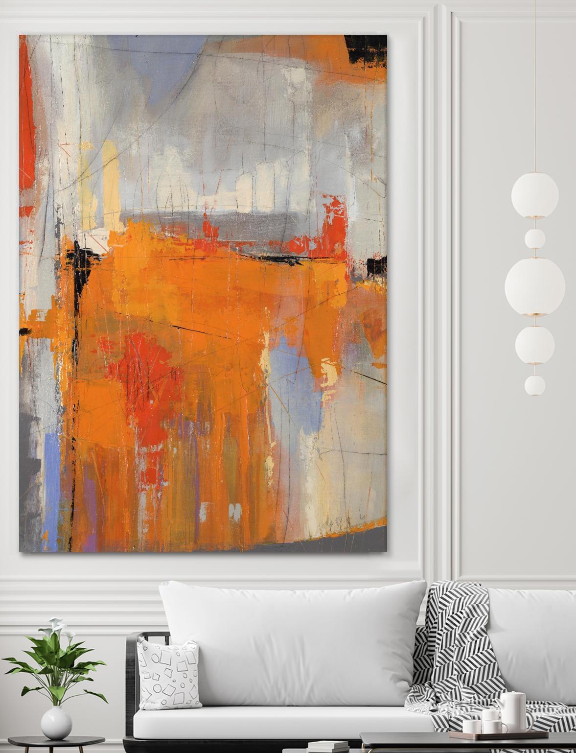 Beach Nut by Daleno Art on GIANT ART - orange abstract abstrait