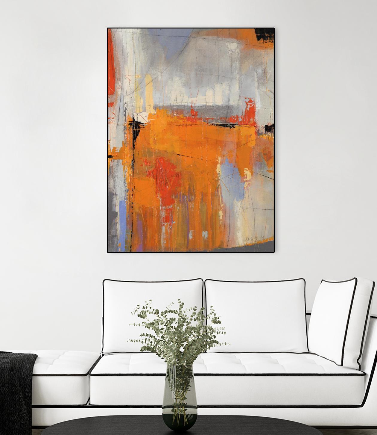Beach Nut by Daleno Art on GIANT ART - orange abstract abstrait