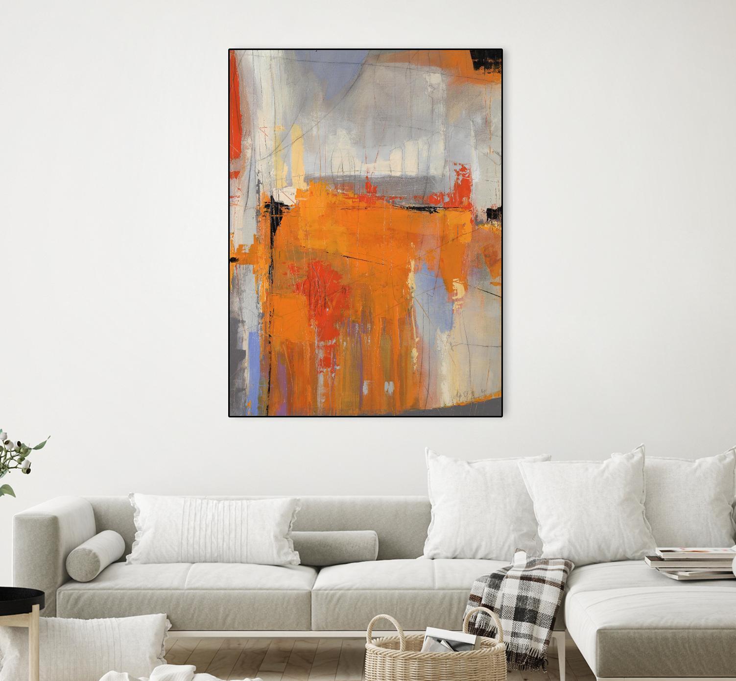 Beach Nut by Daleno Art on GIANT ART - orange abstract abstrait