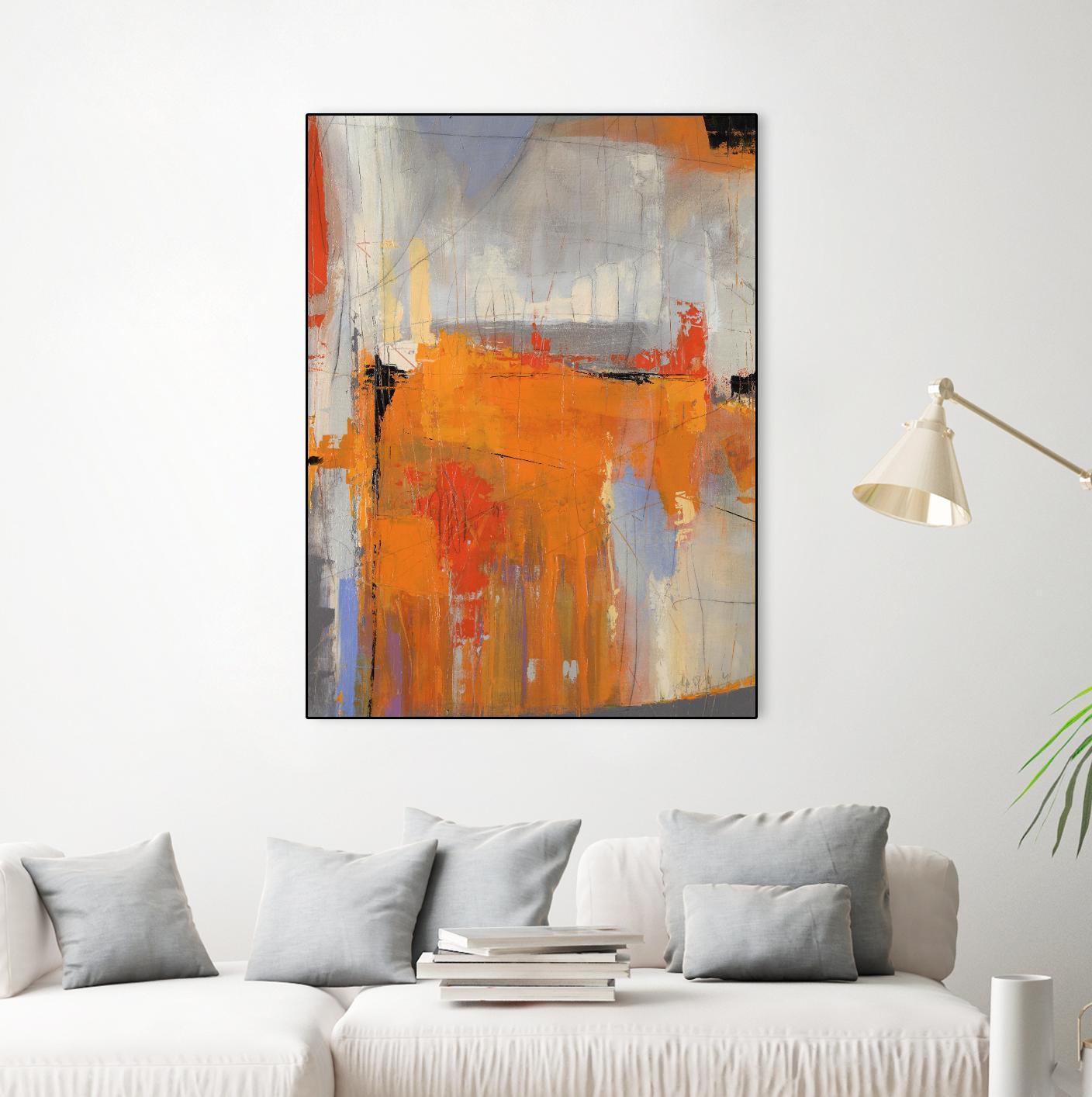 Beach Nut by Daleno Art on GIANT ART - orange abstract abstrait