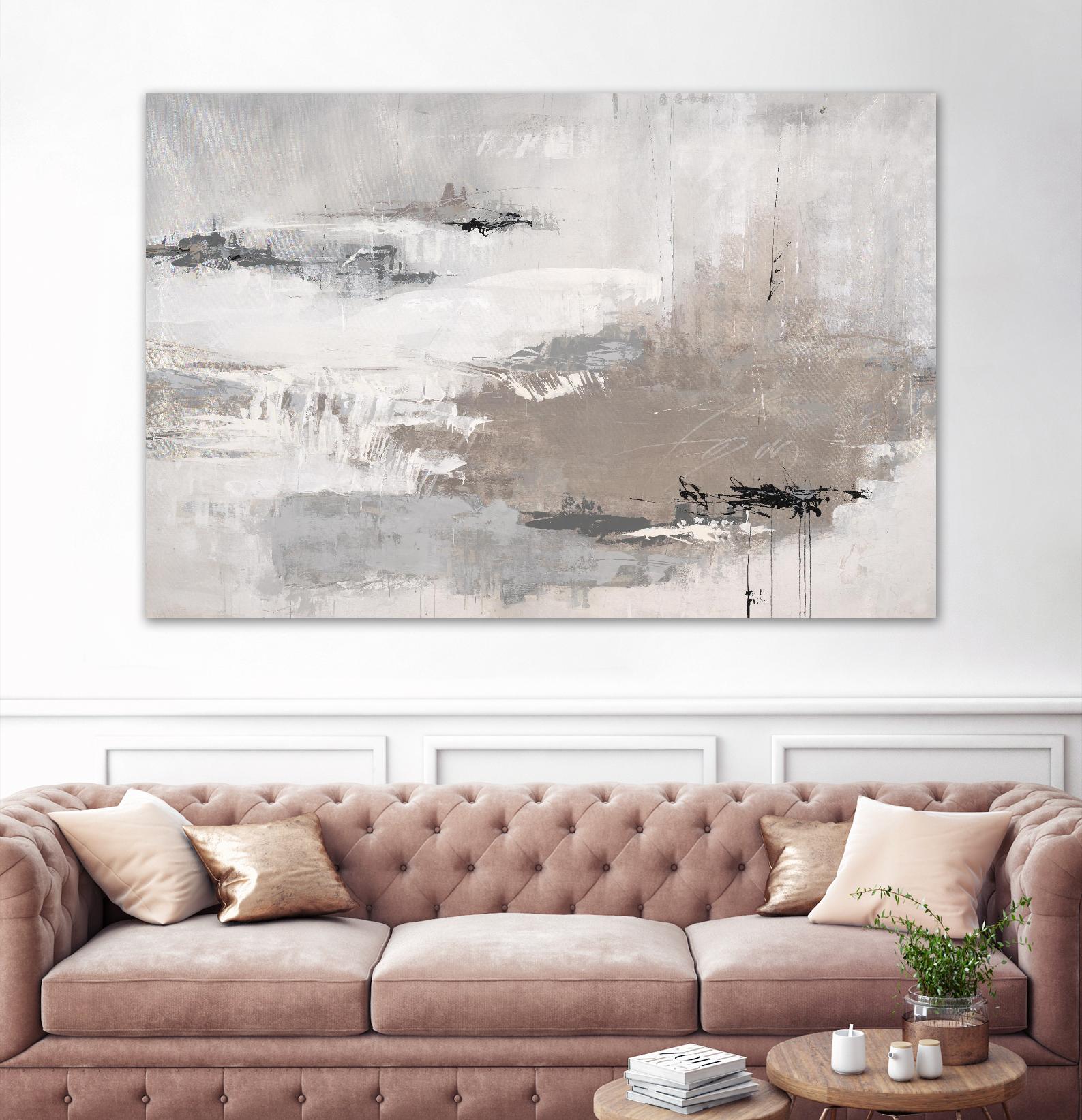 Houston is Calling by Daleno Art on GIANT ART - white abstract abstrait