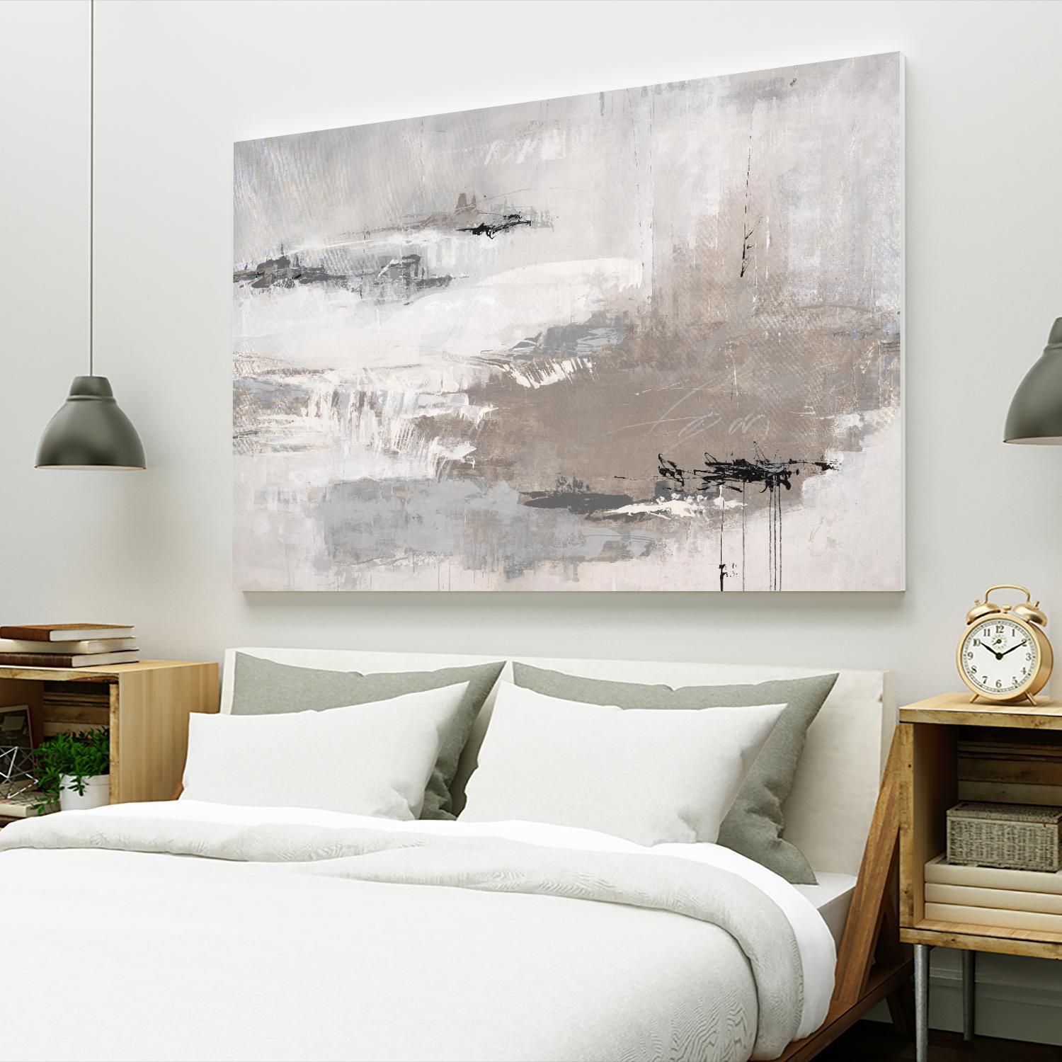 Houston is Calling by Daleno Art on GIANT ART - white abstract abstrait