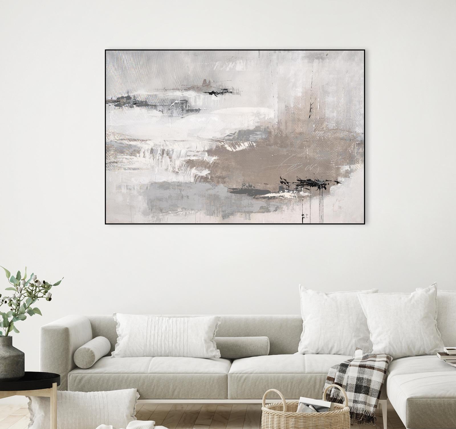 Houston is Calling by Daleno Art on GIANT ART - white abstract abstrait