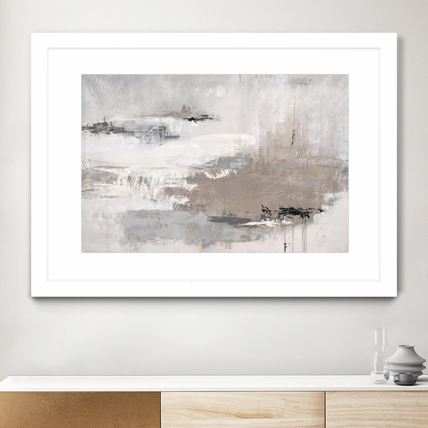 Houston is Calling by Daleno Art on GIANT ART - white abstract abstrait