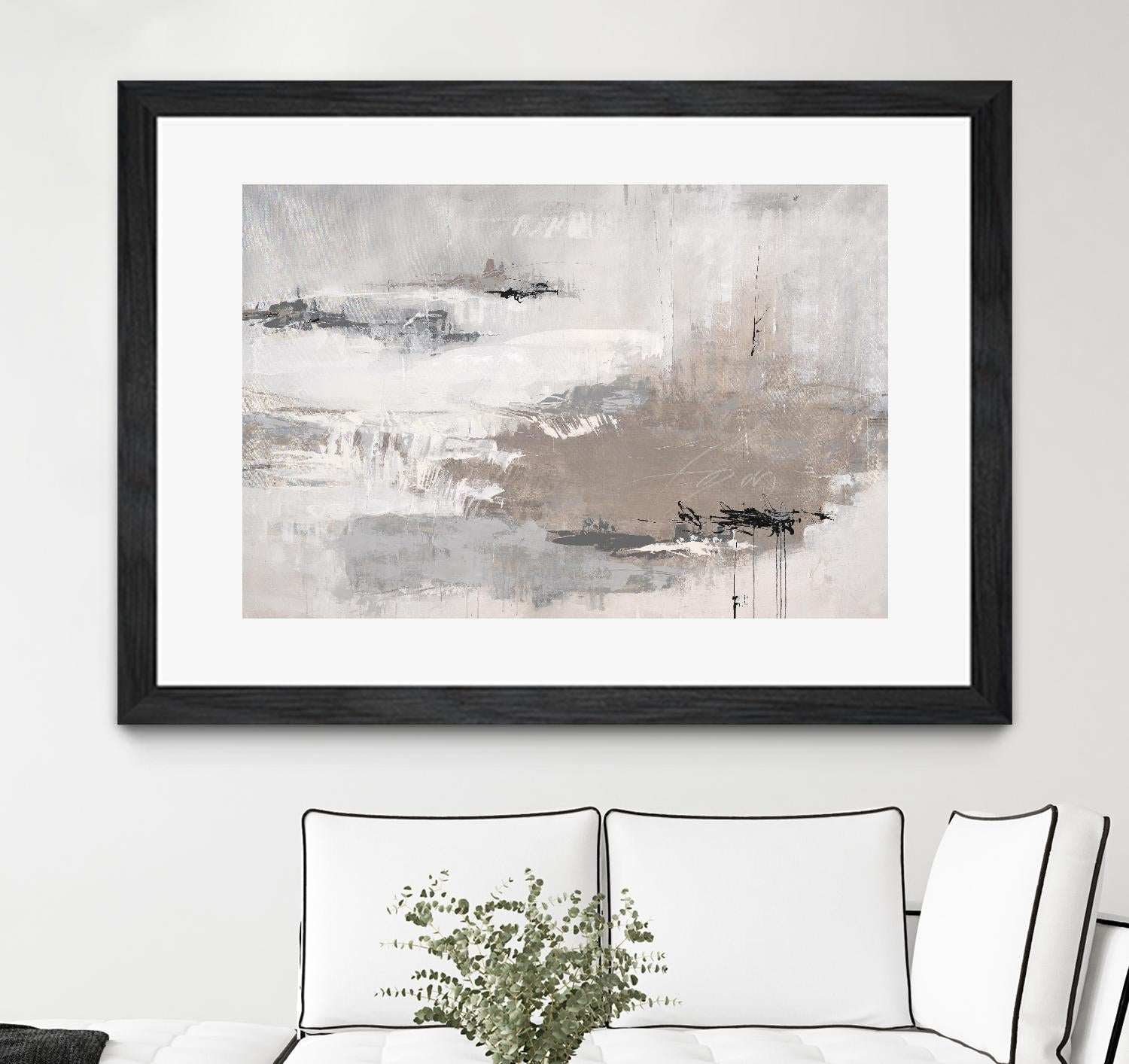 Houston is Calling by Daleno Art on GIANT ART - white abstract abstrait