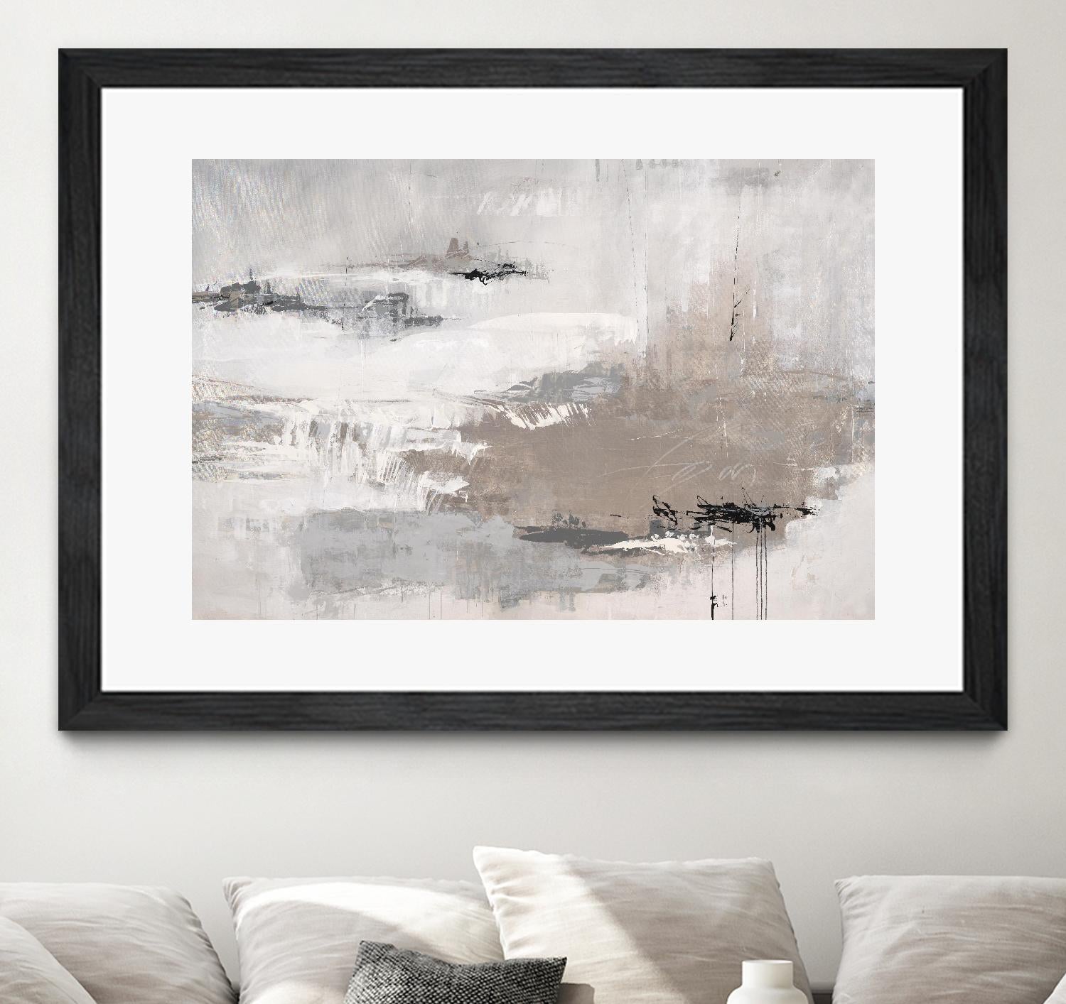 Houston is Calling by Daleno Art on GIANT ART - white abstract abstrait