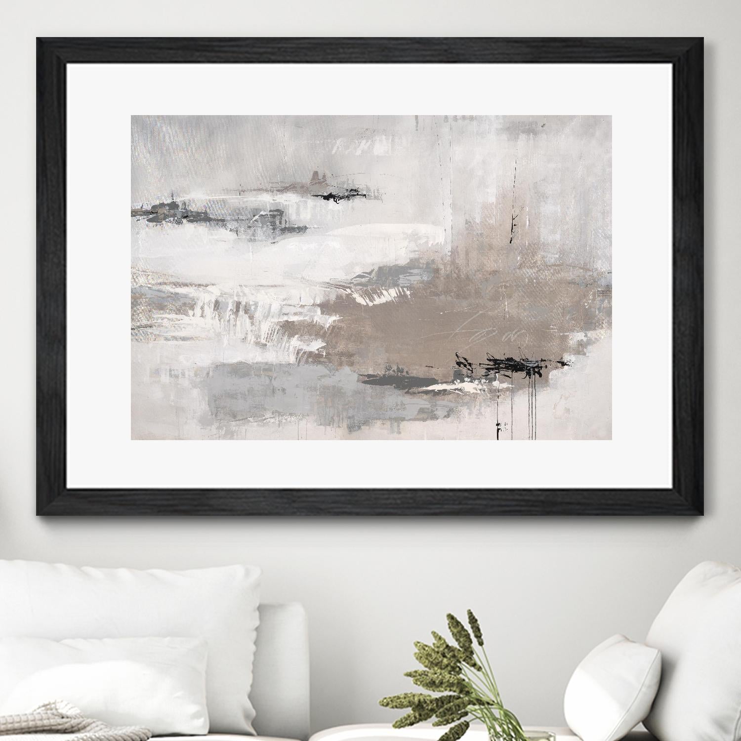 Houston is Calling by Daleno Art on GIANT ART - white abstract abstrait