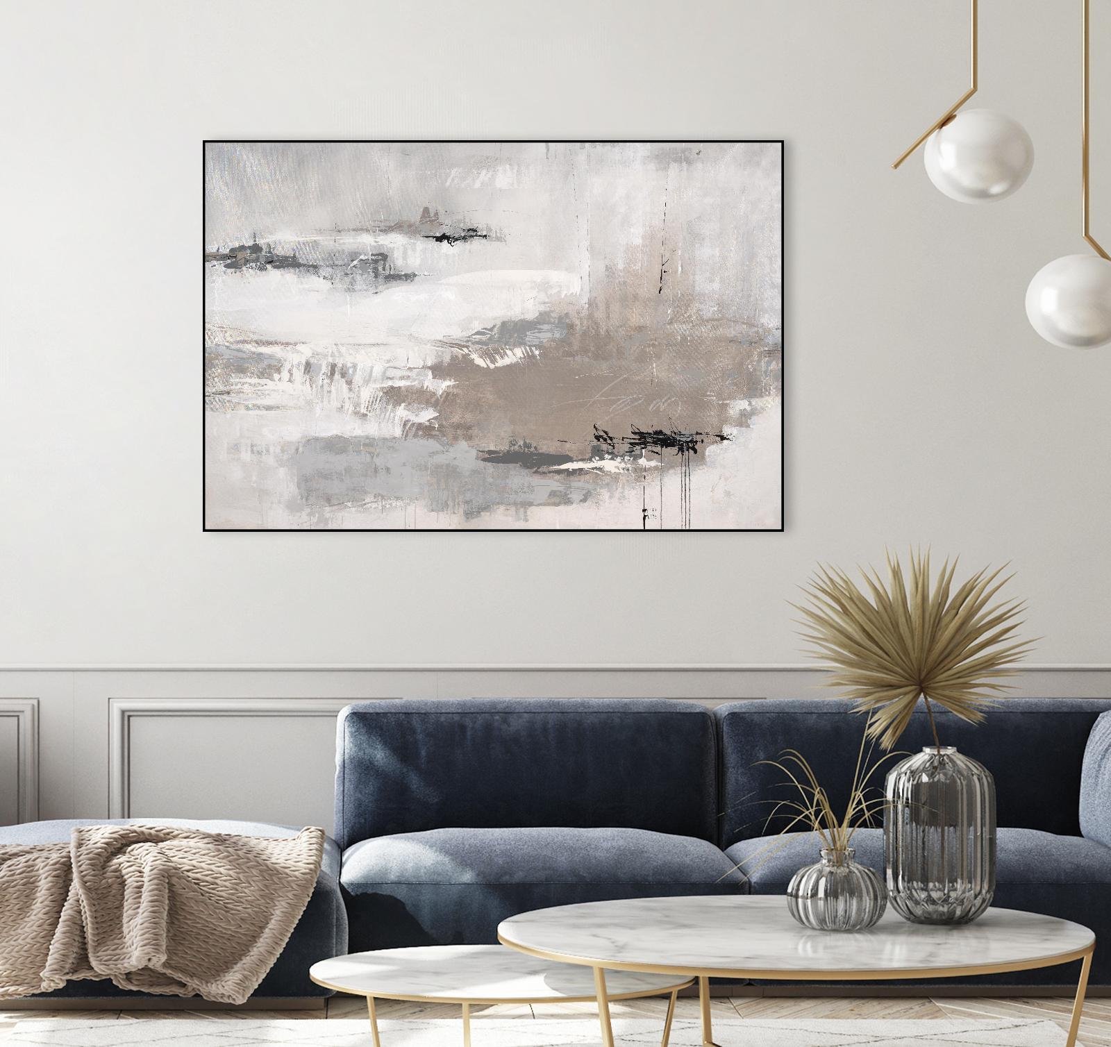 Houston is Calling by Daleno Art on GIANT ART - white abstract abstrait