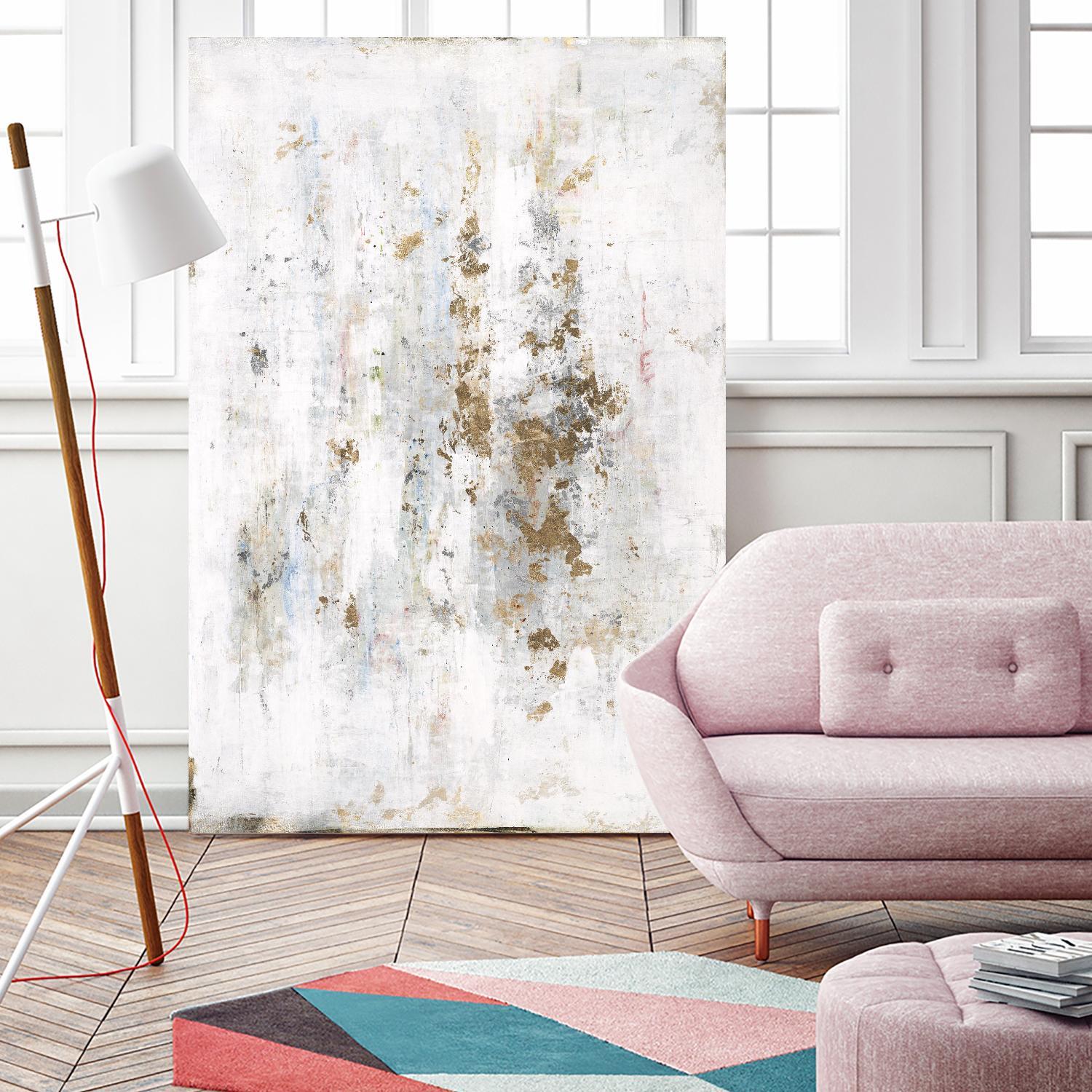 Drips and Dabs II by Daleno Art on GIANT ART - gold abstract abstract