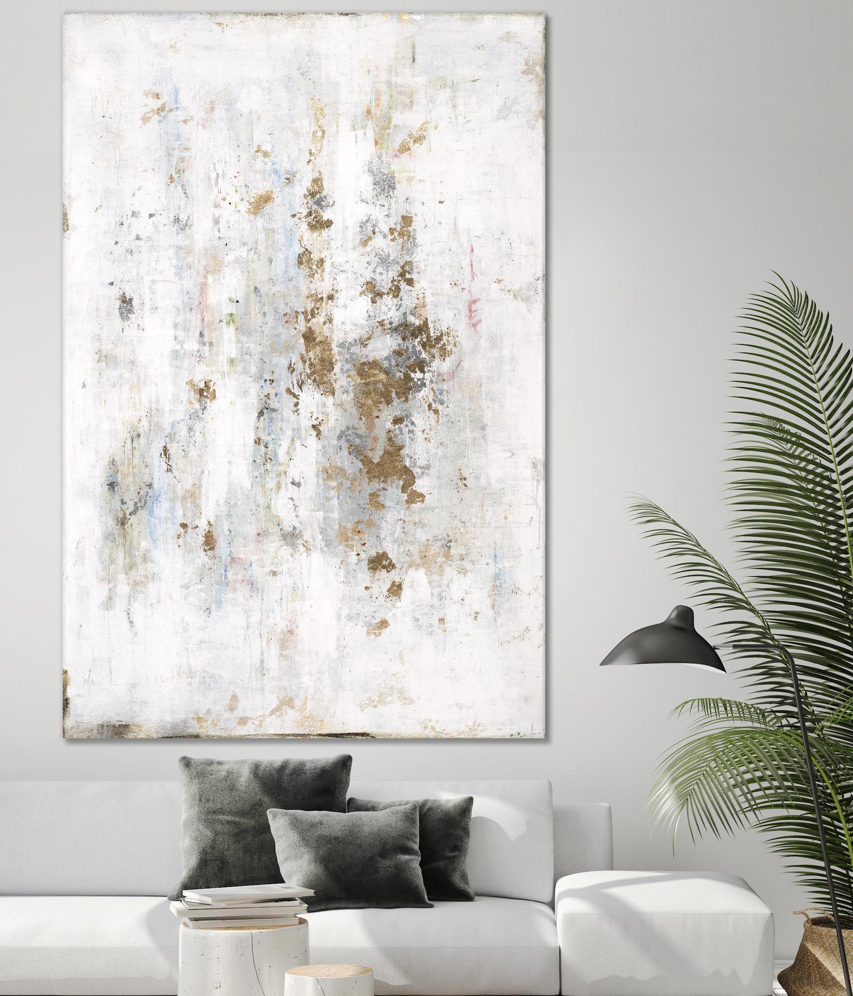 Drips and Dabs II by Daleno Art on GIANT ART - gold abstract abstract