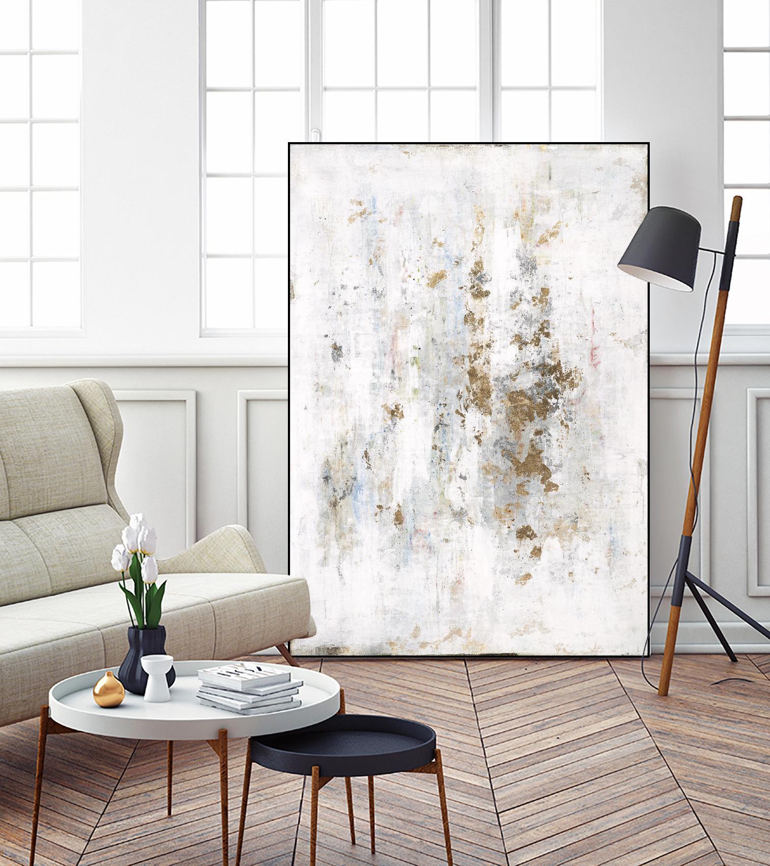 Drips and Dabs II by Daleno Art on GIANT ART - gold abstract abstract
