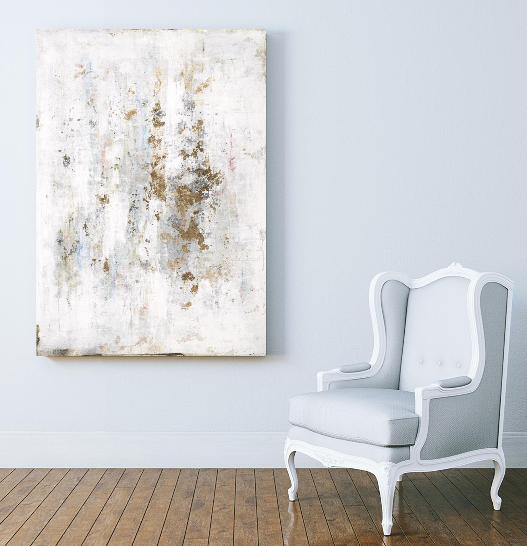 Drips and Dabs II by Daleno Art on GIANT ART - gold abstract abstract