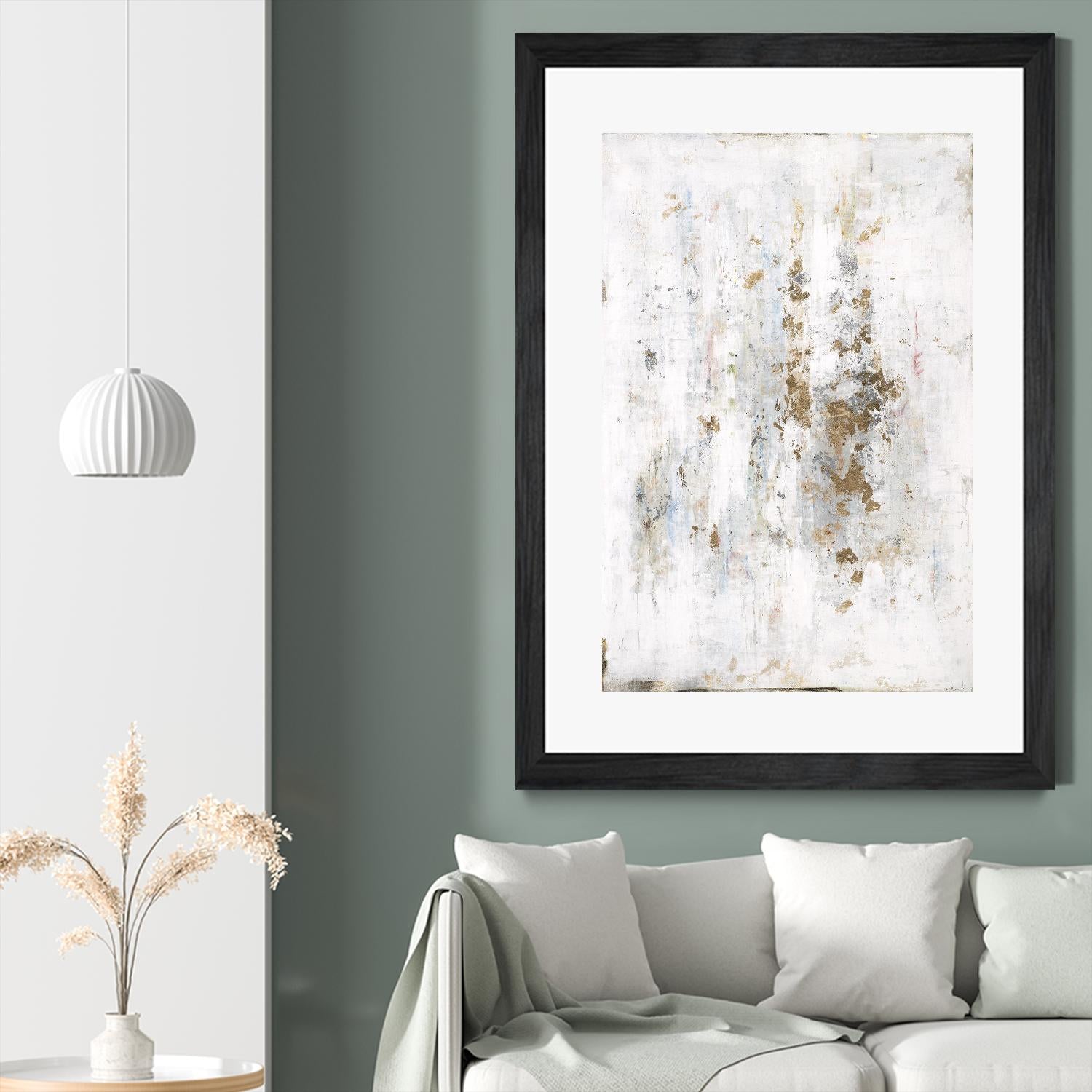 Drips and Dabs II by Daleno Art on GIANT ART - gold abstract abstract