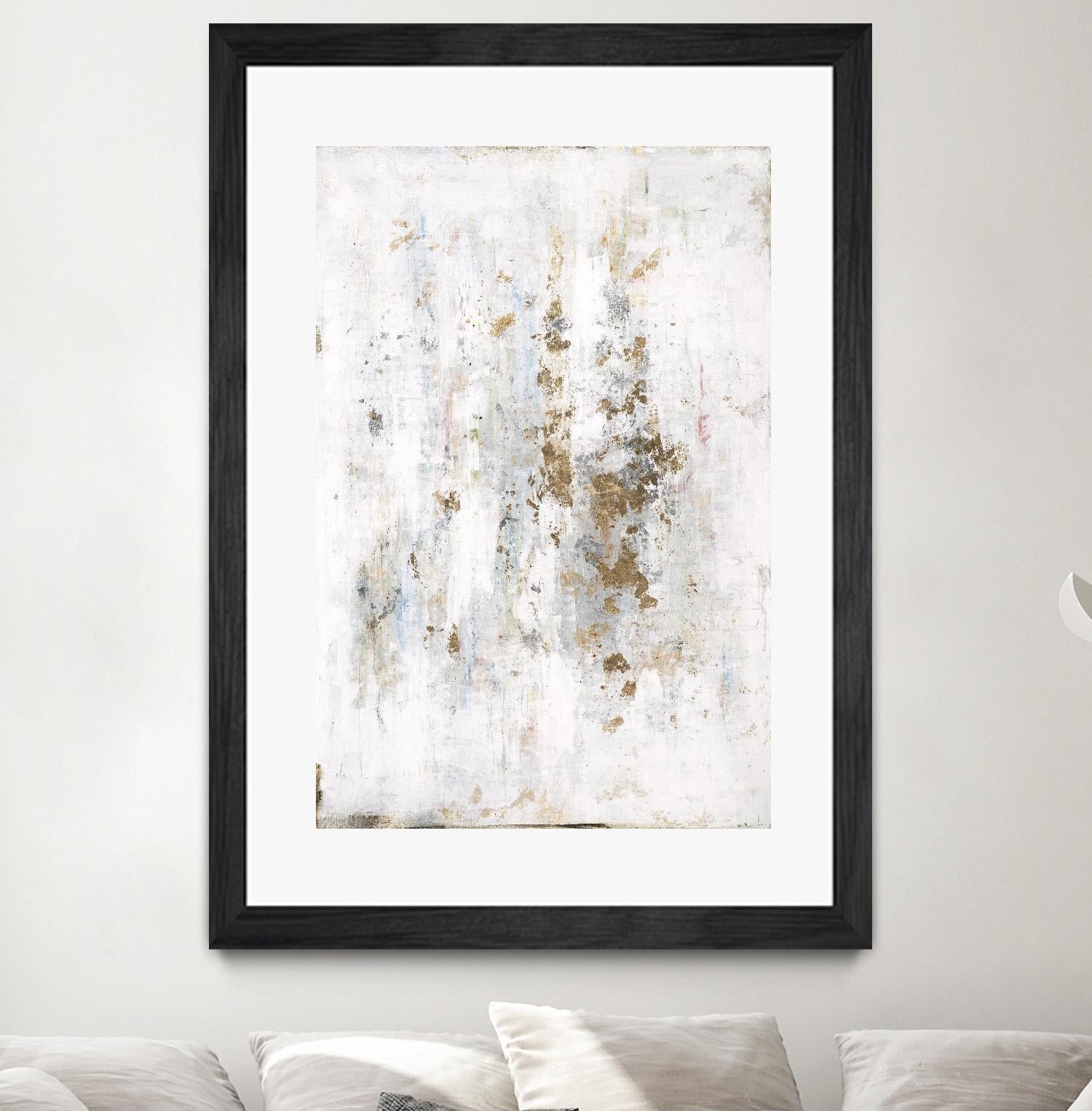 Drips and Dabs II by Daleno Art on GIANT ART - gold abstract abstract