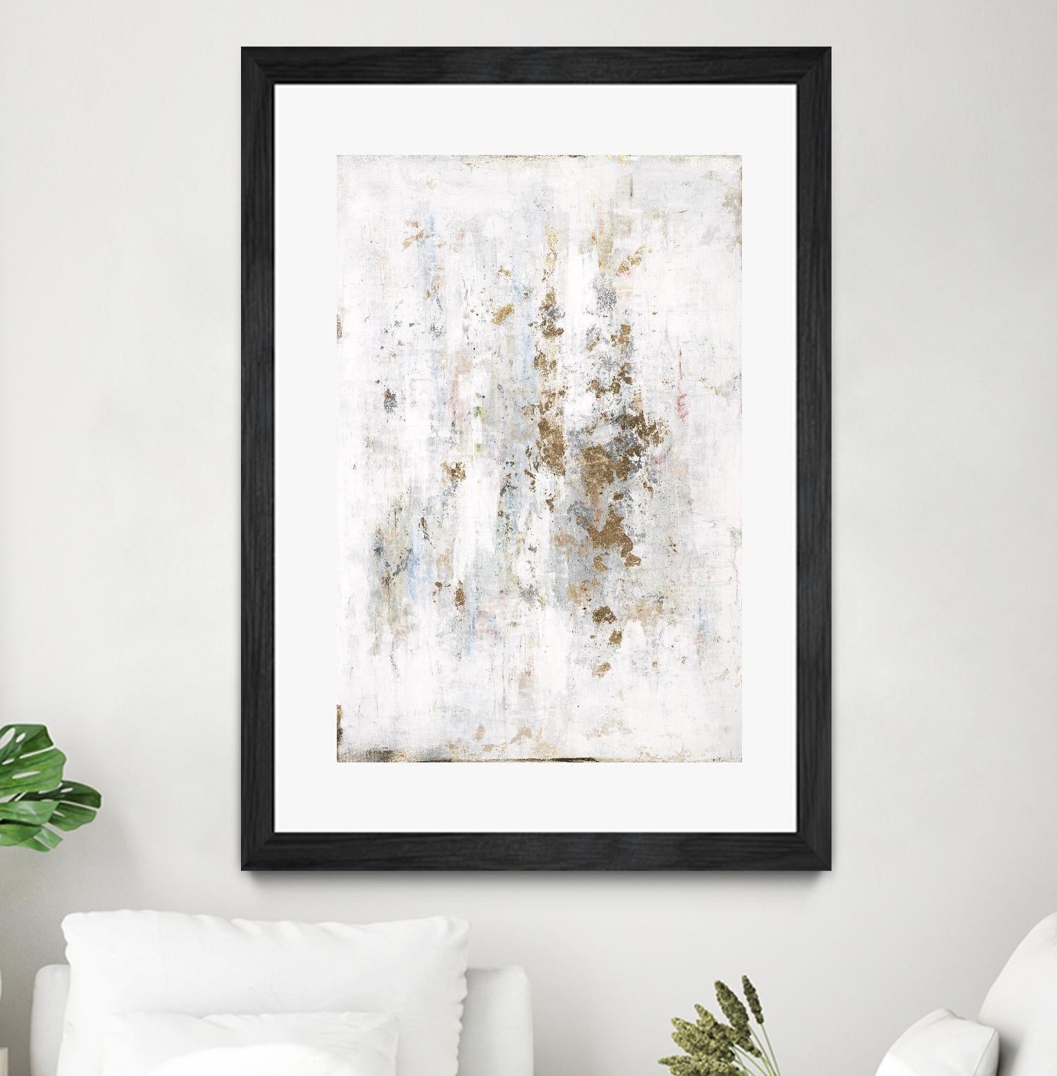 Drips and Dabs II by Daleno Art on GIANT ART - gold abstract abstract