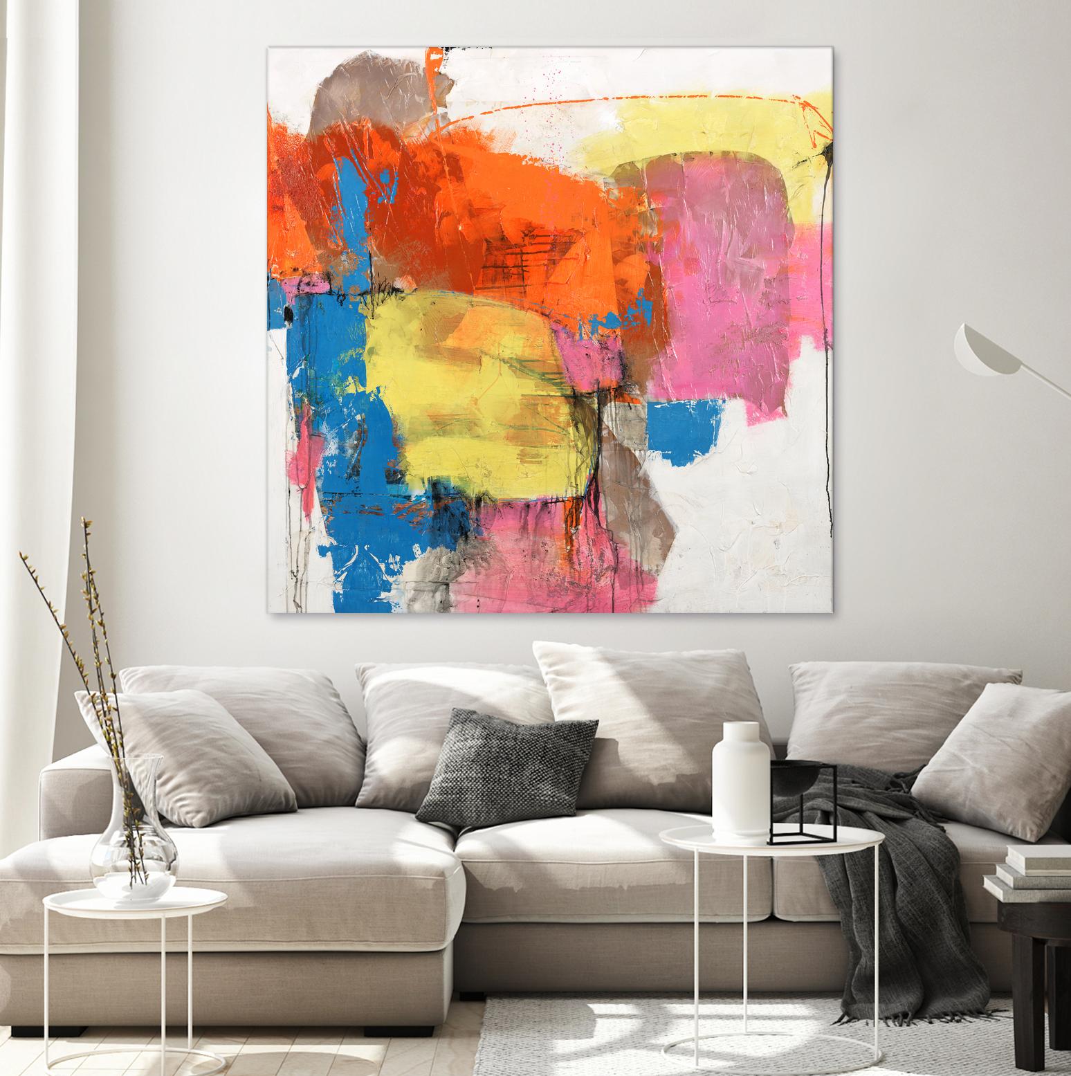End of Time by Daleno Art on GIANT ART - orange abstract