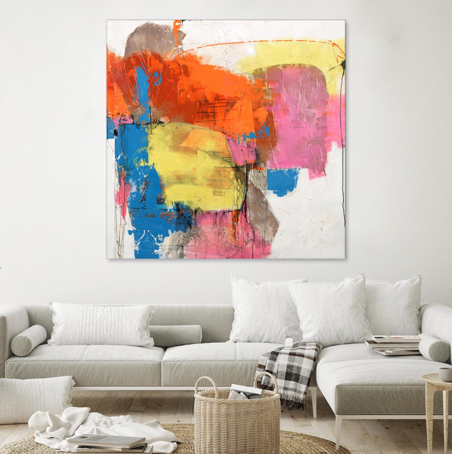End of Time by Daleno Art on GIANT ART - orange abstract