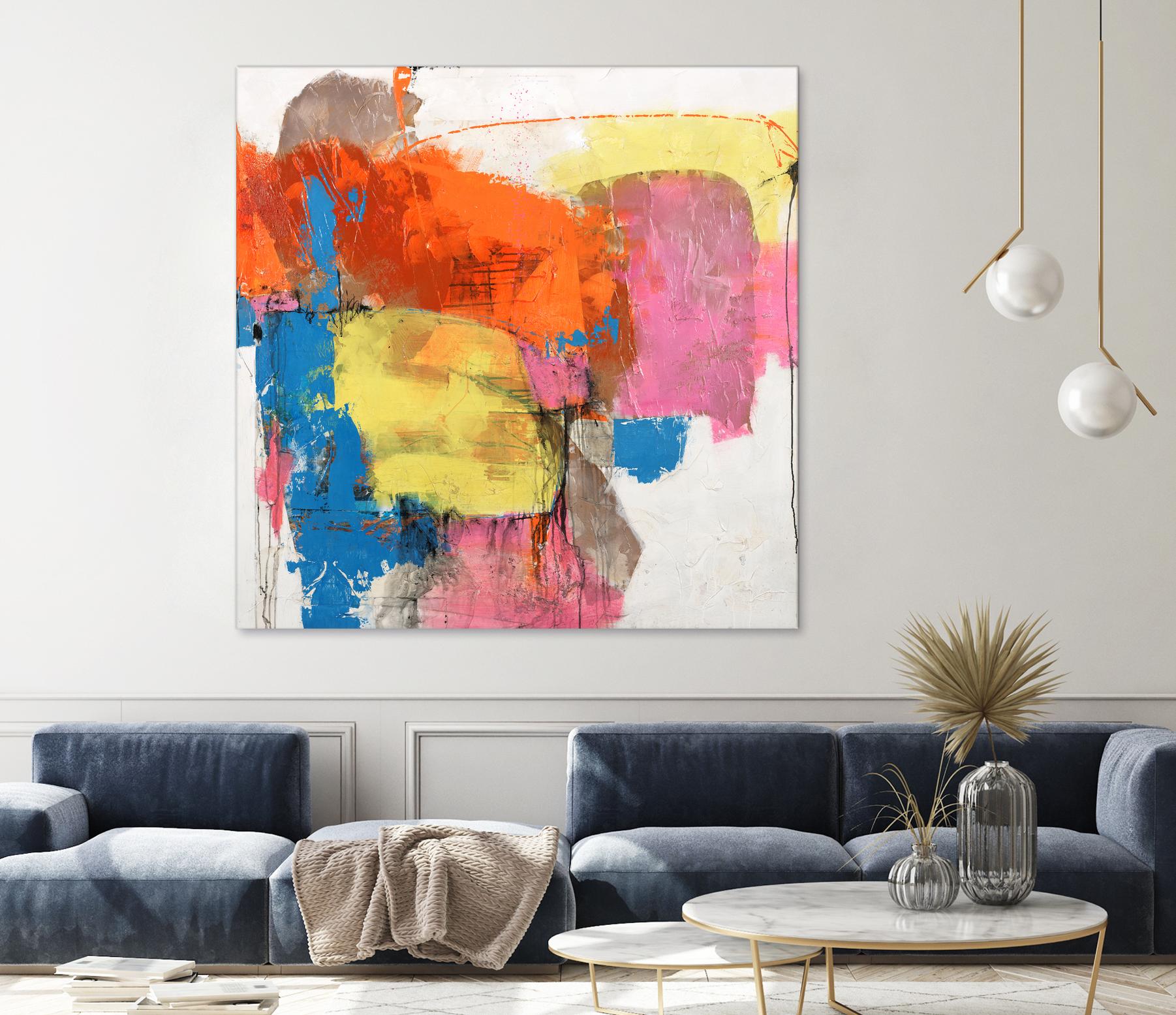 End of Time by Daleno Art on GIANT ART - orange abstract