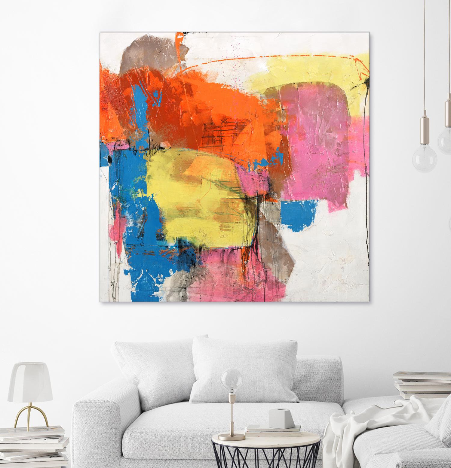 End of Time by Daleno Art on GIANT ART - orange abstract